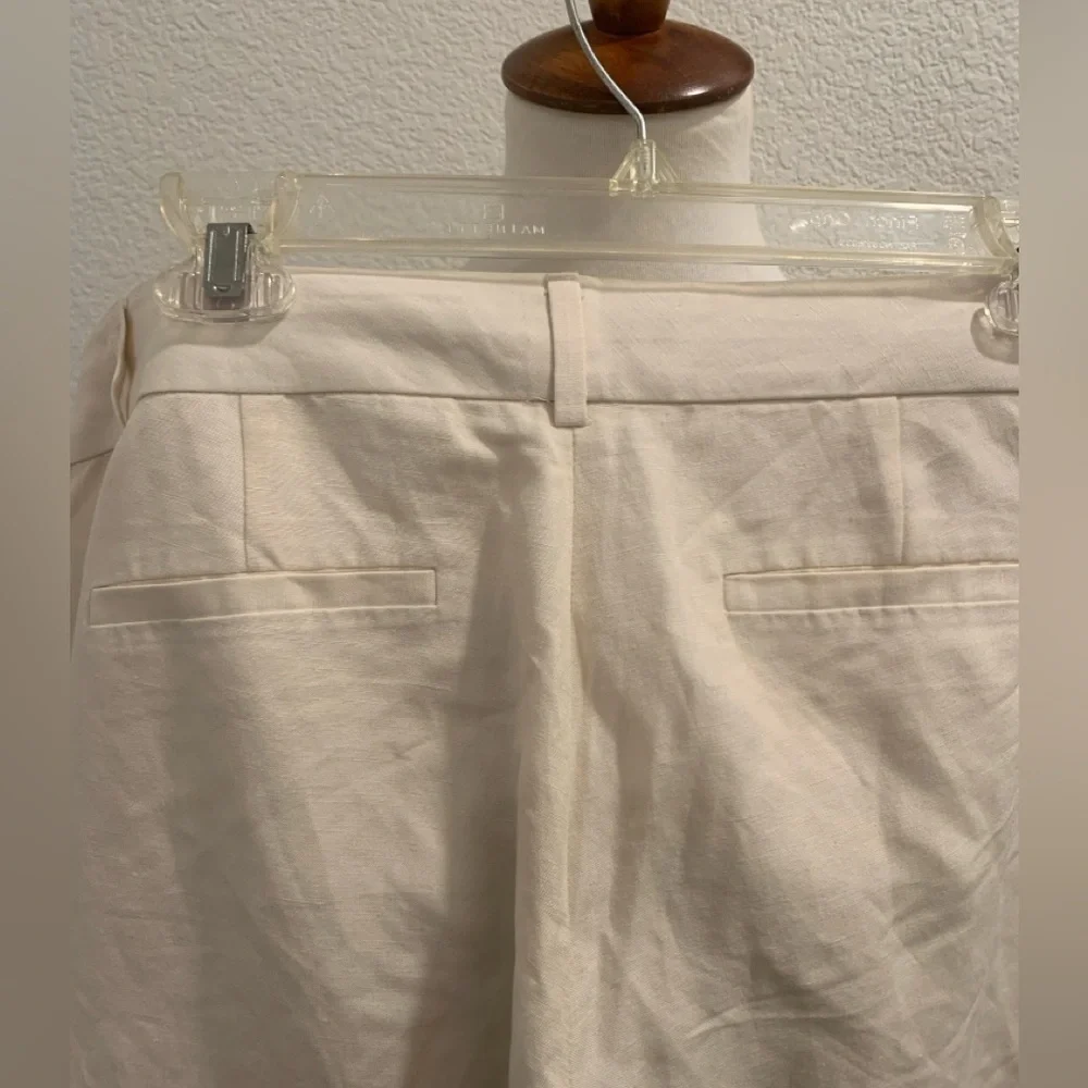 Banana Republic Cream Chinos High-Waisted Elegant
